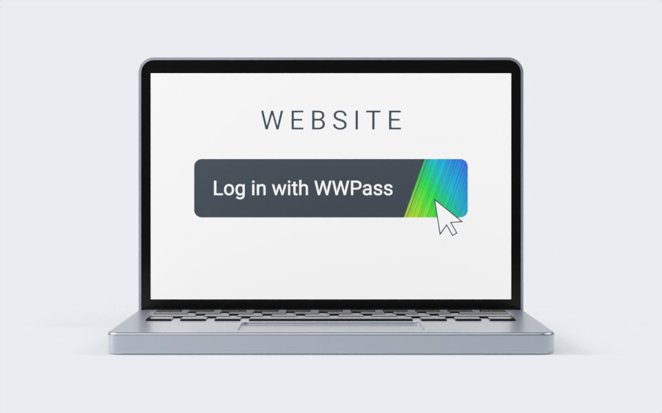 Laptop with WWPass button