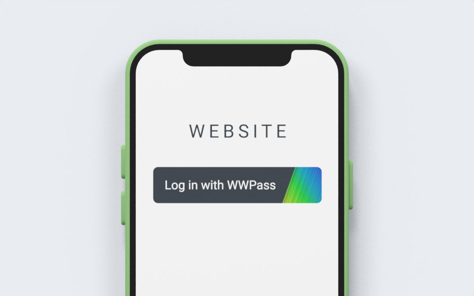 Smartphone with WWPass button