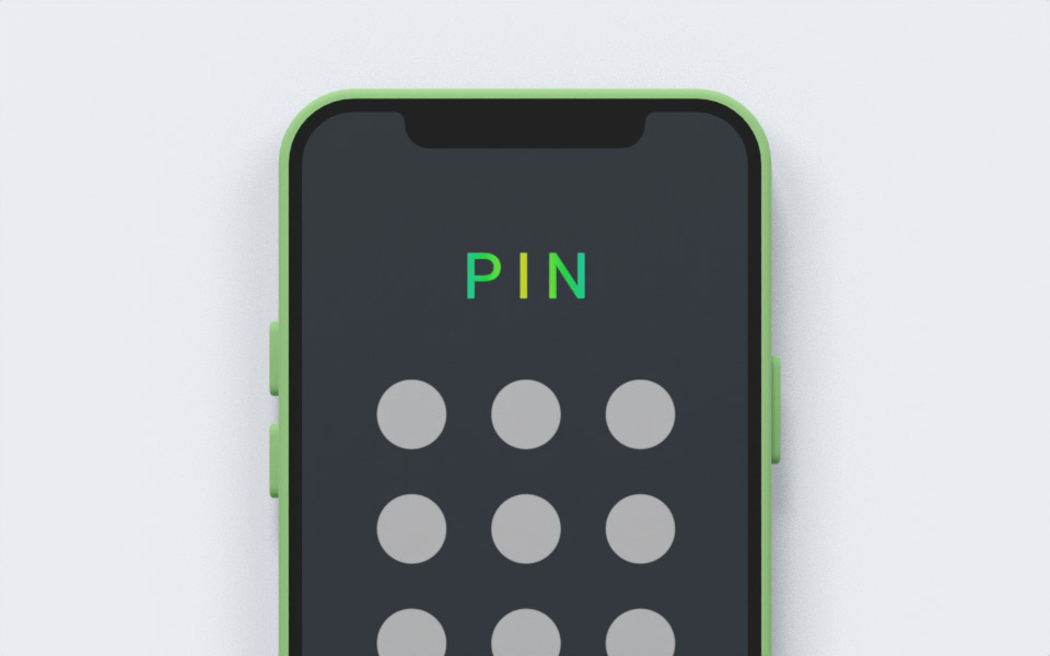 Use your PIN or biometrics